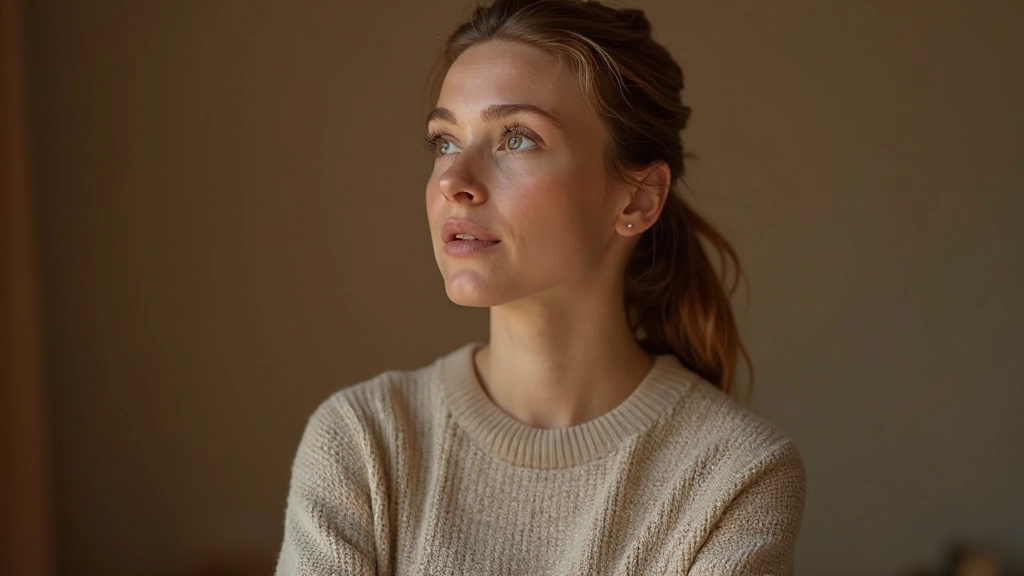 Nahaufnahme eines Gesprächs zwischen zwei Menschen mit nachdenklicher Atmosphäre